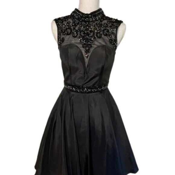 Sherri Hill Dresses & Skirts - Sherri Hill Black Beaded & Sequined Short Formal HoCo Dress 2